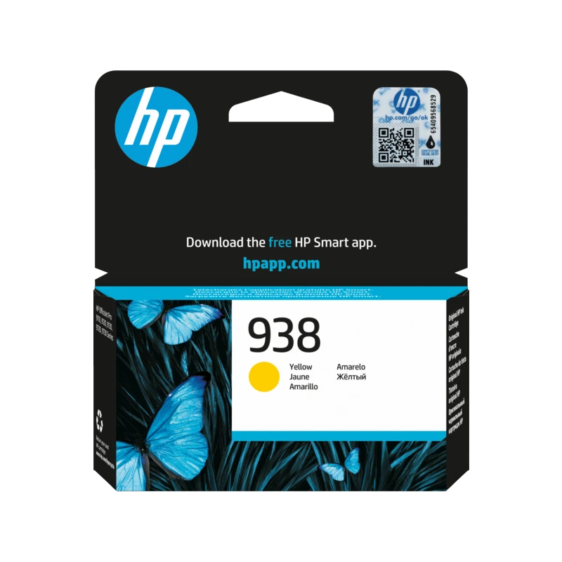 HP 938 Yellow Original Ink Cartridge HP 938 Yellow Original Ink Cartridge