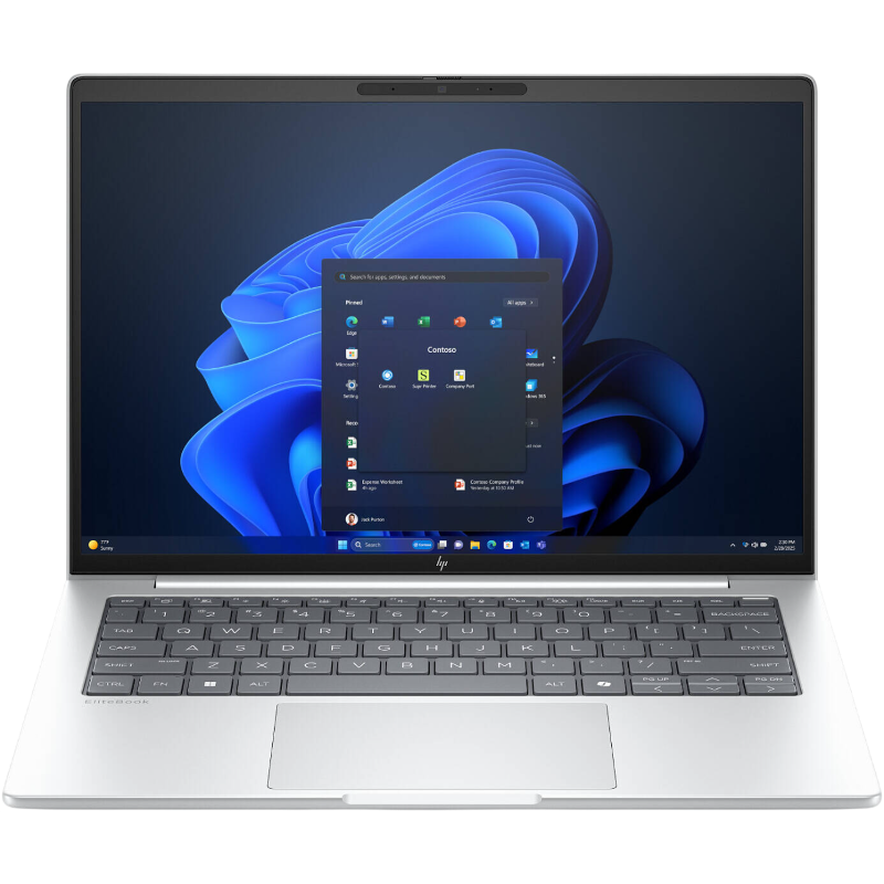 HP EliteBook 8G1i 14 AI 14"(1920x1200)/Touch/Intel Core Ultra 7 268V(2.2Ghz)/32768Mb/512PCISSDGb/noDVD/Int:Intel Arc Graphics 140V/Cam/BT/WiFi/62WHr/war 1y/1.46kg/Win11Pro