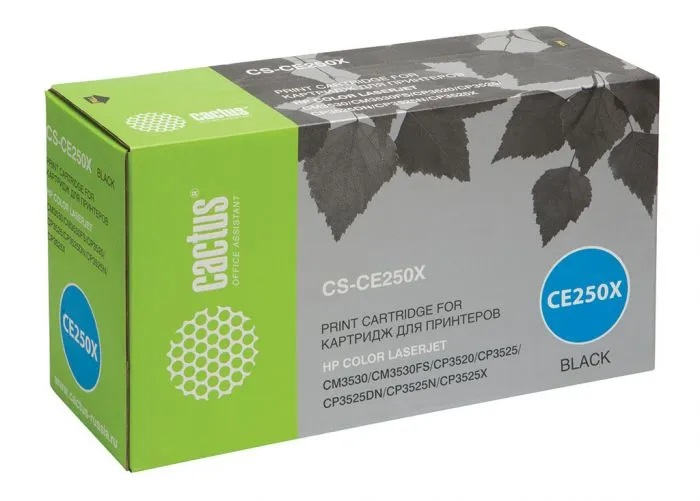 лазерный Cactus CE250X черный (10500стр.) для HP CLJ CP3525/CM3530 лазерный Cactus CE250X черный (10500стр.) для HP CLJ CP3525/CM3530