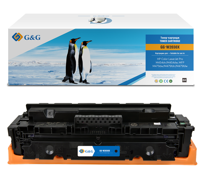 лазерный G&G 415X черный (7500 стр.) для HP LJ M454/MFP M479 лазерный G&G 415X черный (7500 стр.) для HP LJ M454/MFP M479