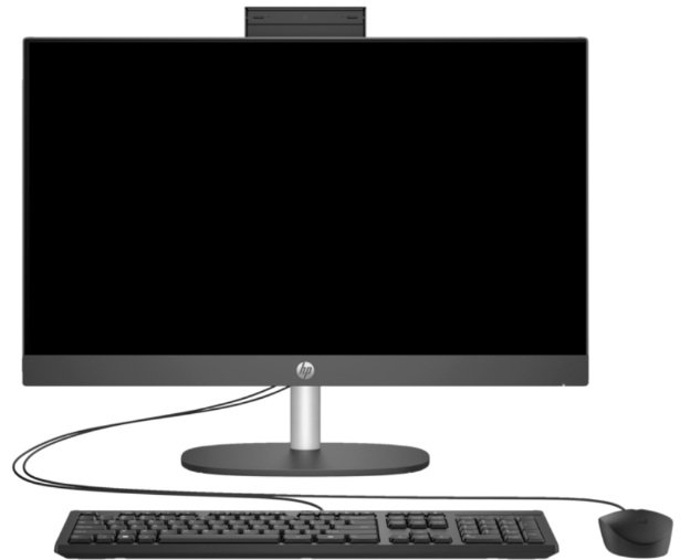 Моноблок HP ProOne 240 G10 All-in-One NT IPS 23,8"(1920x1080)Core i3-N300,8GB,256GB,usb kbd,mouse,U Iris X,WiFi,BT,5MP,Iron Gray,DOS,1Wty