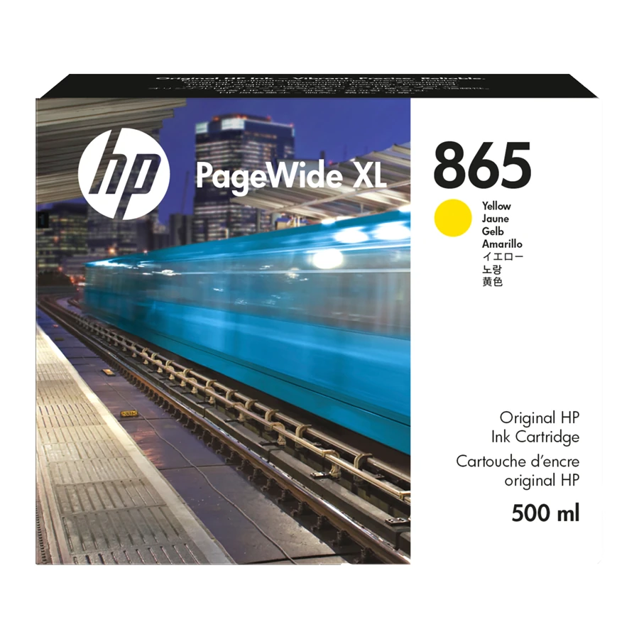 HP 865 500ml Yellow PageWide XL Ink Crtg HP 865 500ml Yellow PageWide XL Ink Crtg