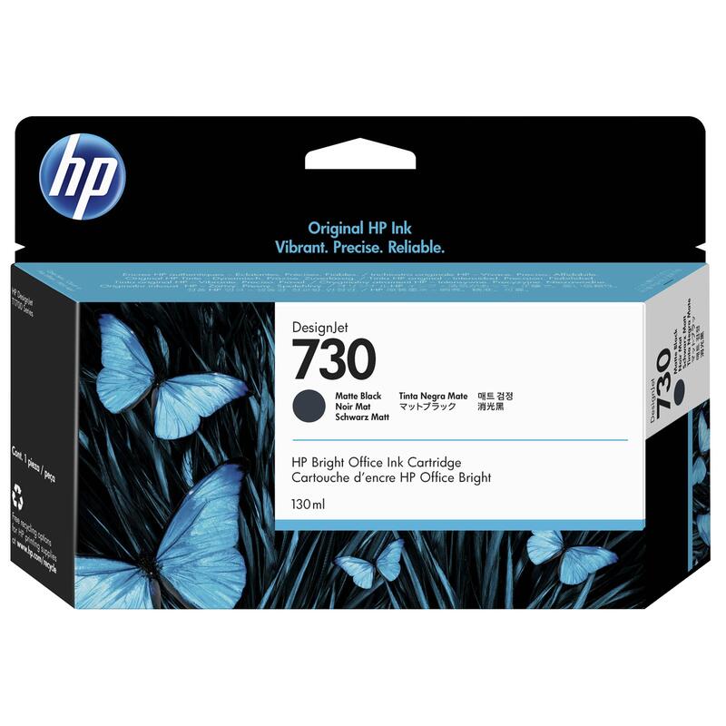 HP 730 струйный черный матовый (130 мл)