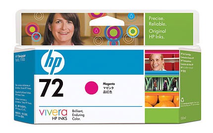 HP 72 для DJ T610/T620/T770/T1100/T1120/ T1200/T2300/T1300/T790, пурпурный (130мл)