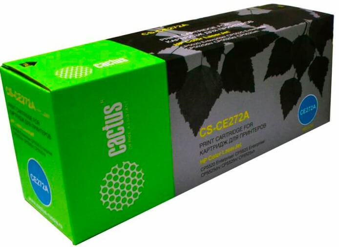 лазерный Cactus CS-CE272A CE272A желтый (15000стр.) для HP LJ Ent CP5525 лазерный Cactus CS-CE272A CE272A желтый (15000стр.) для HP LJ Ent CP5525