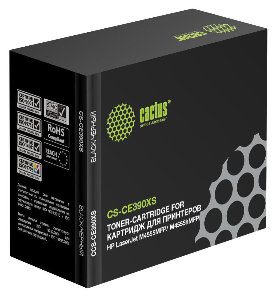 лазерный Cactus 390X черный (24000стр.) для HP LJ M4555 лазерный Cactus 390X черный (24000стр.) для HP LJ M4555