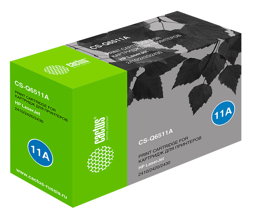 лазерный Cactus Q6511A черный (6000стр.) для HP LJ 2410/2420/2430 лазерный Cactus Q6511A черный (6000стр.) для HP LJ 2410/2420/2430