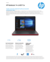 HP Notebook - 14-cm0017ur