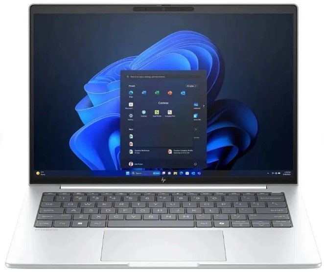 Ноутбук HP EliteBook 8 G1i 14 Intel Core Ultra5-225U,14" WUXGA (1920x1200) IPS 300cd AG,32Gb DDR5-5600MHz(1),512Gb SSD NVMe,Al Case,62Wh,No FPR,ENG/RU Kbd Backlit,5MP Cam (незначительное повреждение коробки)