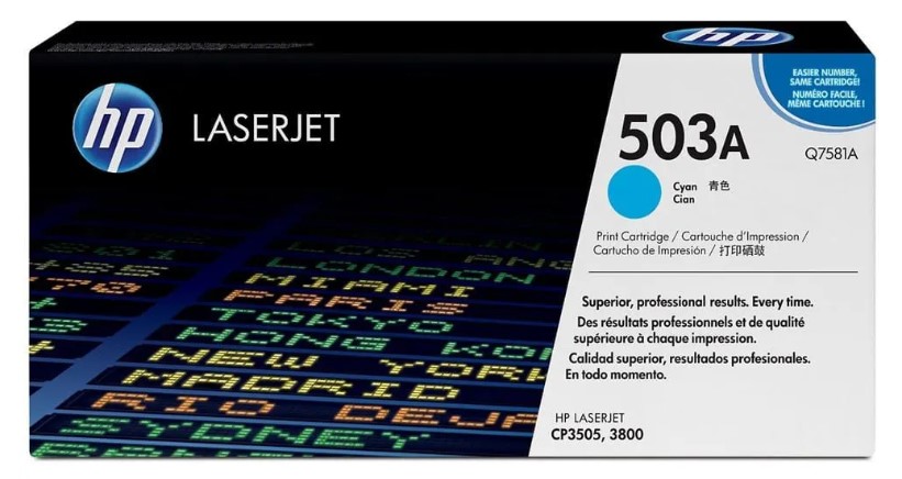 HP Q7581AC голубой оригинальный