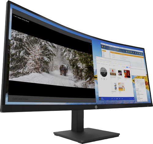Изогнутый монитор HP M34hc UltraWide Quad HD (3B1W4AA) Изогнутый монитор HP M34hc UltraWide Quad HD (3B1W4AA)