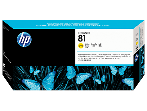 HP 81 Printhead Yellow HP 81 Printhead Yellow