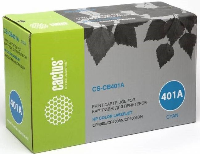 лазерный Cactus 401A голубой (7500стр.) для HP CLJ CP4005/CP4005DN/CP4005N лазерный Cactus 401A голубой (7500стр.) для HP CLJ CP4005/CP4005DN/CP4005N