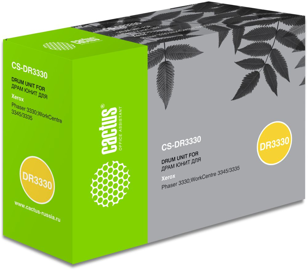 блок фотобарабана Cactus 3330 101R00555 черный (30000стр.) для Ph 3330/WC 3345/3335 Xerox