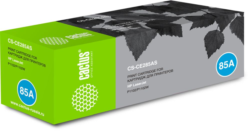 Картридж лазерный Cactus CS-CE285AS CE285A черный (1600стр.) для HP LJ P1102/P1102W/M1130/M1132 Картридж лазерный Cactus CS-CE285AS CE285A черный (1600стр.) для HP LJ P1102/P1102W/M1130/M1132