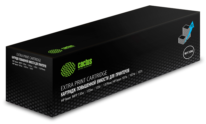 лазерный Cactus черный (5000стр.) для HP Laser 107a/107r/107w/135a MFP/135r MFP/135w MFP/137fnw MFP лазерный Cactus черный (5000стр.) для HP Laser 107a/107r/107w/135a MFP/135r MFP/135w MFP/137fnw MFP