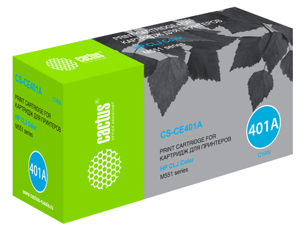 лазерный Cactus 401A голубой (6000стр.) для HP CLJ M551 лазерный Cactus 401A голубой (6000стр.) для HP CLJ M551