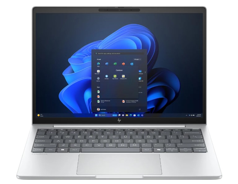 Ноутбук HP EliteBook 8 G1i 13 Intel Ultra 5 225U,13" WUXGA (1920x1200) UWVA,300AG,16GB LPDDR5X-7500MHz,512GB SSD,62Wh,FPS,ENG Kbd Backlit,1.3kg,Silver,2y,Win11Home Chinise (нужен кабель)
