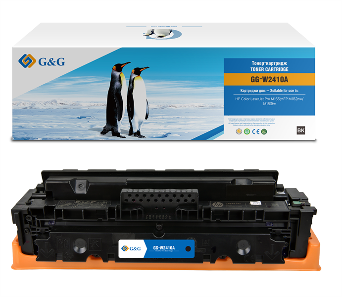 лазерный G&G W2410A черный (1050стр.) для HP Color LaserJet Pro M155;MFP M182nw/M183fw лазерный G&G W2410A черный (1050стр.) для HP Color LaserJet Pro M155;MFP M182nw/M183fw