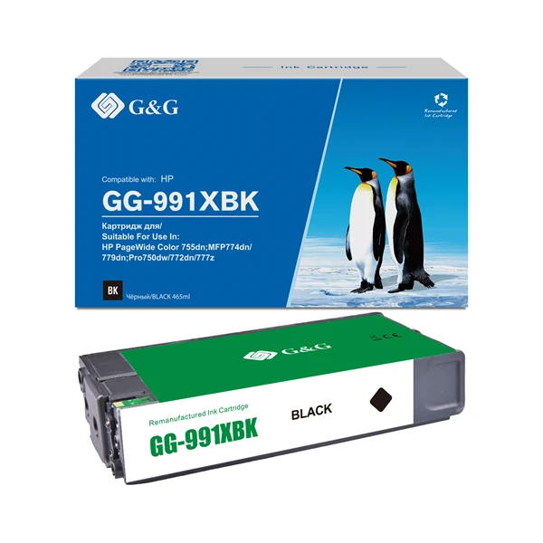 струйный G&G 991X черный (20 000 стр.) для HP PageWide Managed струйный G&G 991X черный (20 000 стр.) для HP PageWide Managed