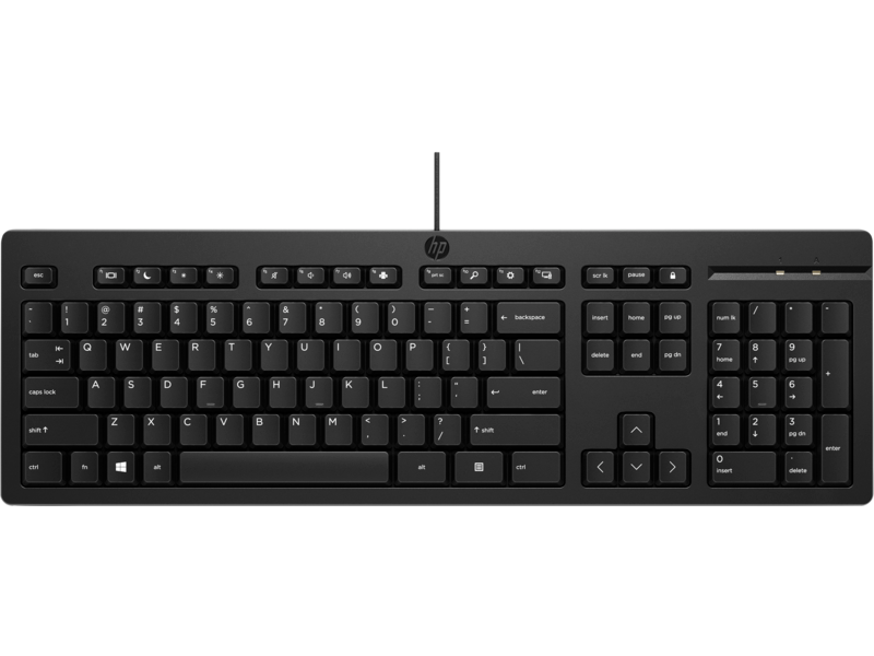 Проводная клавиатура HP 125 (266C9AA) Проводная клавиатура HP 125 (266C9AA)