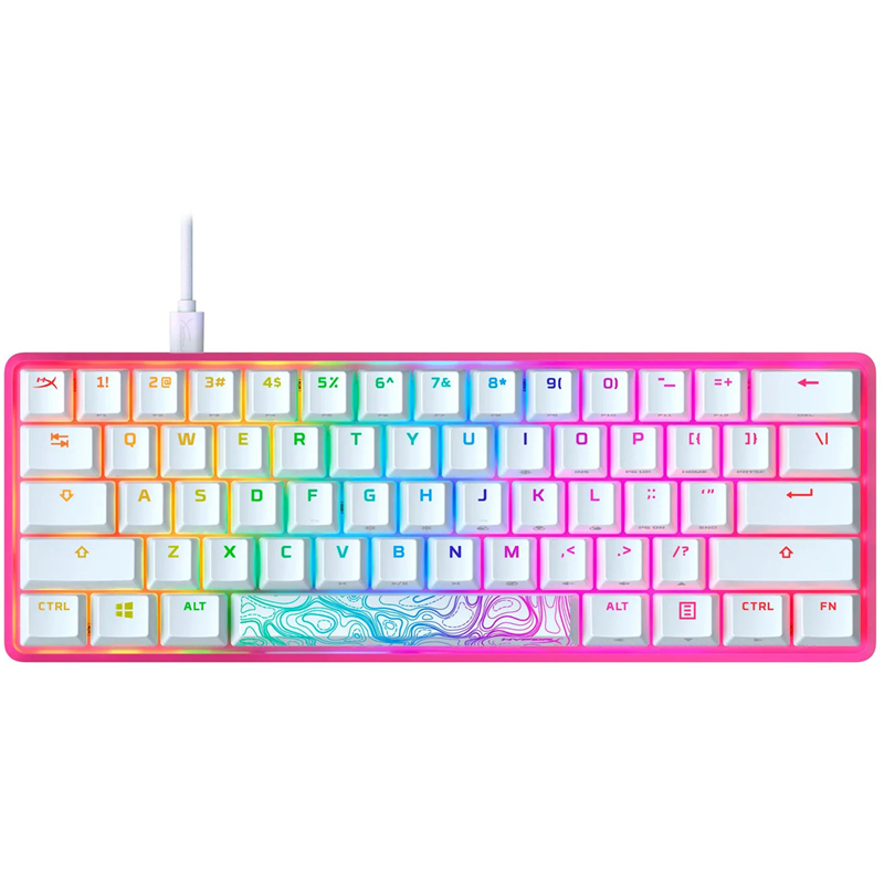 Клавиатура игровая HyperX Alloy 60 pink (RUS)
