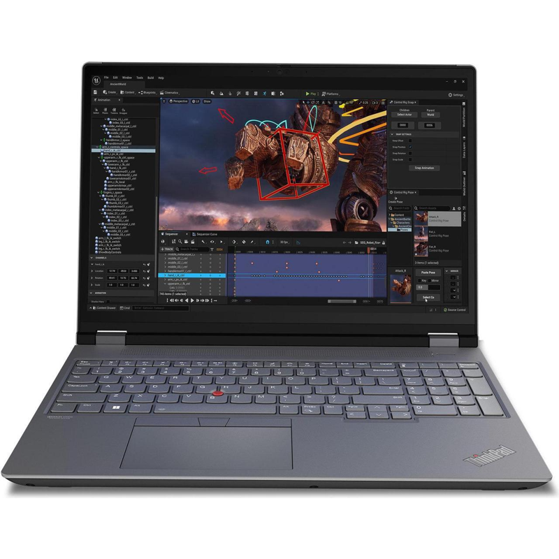 Lenovo ThinkPad P16 G2 16" WQUXGA (3840 x 2400) IPS 100%DCI-P3 800 nits, Intel i7-14700HX, 32GB DDR5, 1TB SSD, NVIDIA RTX™ 2000 Ada 8GB, Intel® Wi-Fi 6E, 1080P FHD RGB Cam, 94Wh, Backlit Keys, Win 11 Pro, ( EN_kbd , 3pin cable) Lenovo ThinkPad P16 G2 16" WQUXGA (3840 x 2400) IPS 100%DCI-P3 800 nits, Intel i7-14700HX, 32GB DDR5, 1TB SSD, NVIDIA RTX™ 2000 Ada 8GB, Intel® Wi-Fi 6E, 1080P FHD RGB Cam, 94Wh, Backlit Keys, Win 11 Pro, ( EN_kbd , 3pin cable)