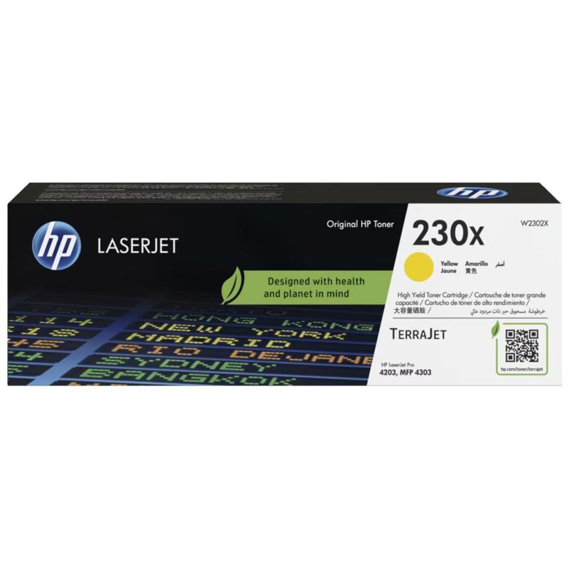 HP 230X желтый (5500 стр.) для CLJ PRO 4203/4303 HP 230X желтый (5500 стр.) для CLJ PRO 4203/4303