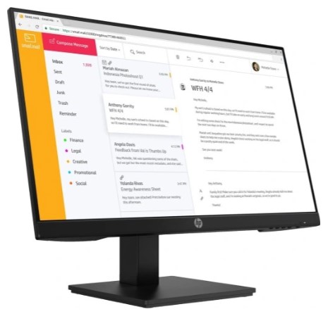 HP EliteDisplay P24h G4 23,8 FHD Monitor IPS, 250 cd/m2, 1000:1, 5ms, VGA, HDMI, DisplayPort, speakers, height, anti-glare, Plug and Play, Black HP EliteDisplay P24h G4 23,8 FHD Monitor IPS, 250 cd/m2, 1000:1, 5ms, VGA, HDMI, DisplayPort, speakers, height, anti-glare, Plug and Play, Black