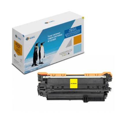 лазерный G&G 402A желтый (6000стр.) для HP LJ Enterprise 500 M551n/MFP M575dn/MFP M570dn