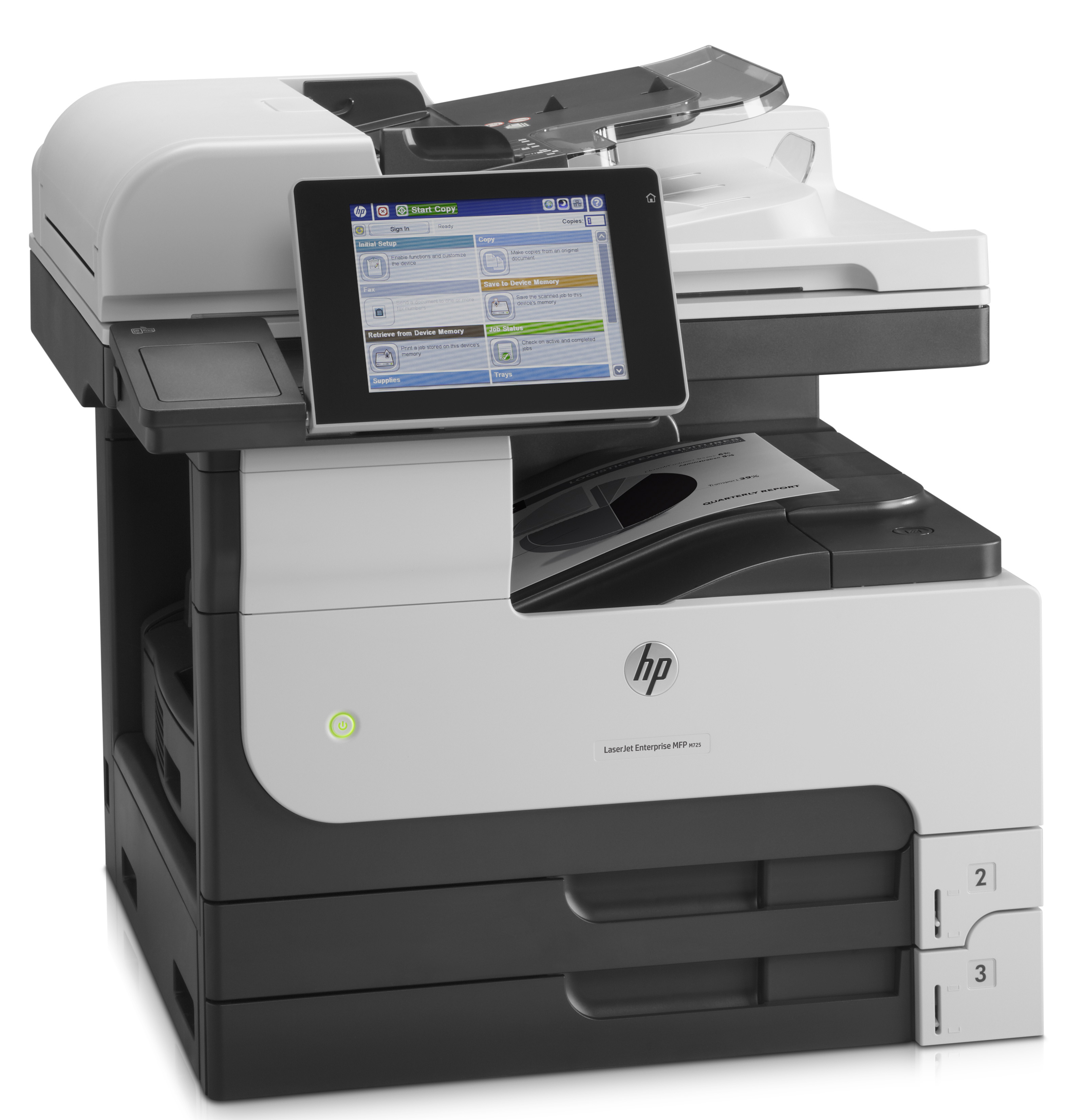 МФУ лазерный HP LaserJet Enterprise 700 M725dn (CF066A) A3 Duplex серый