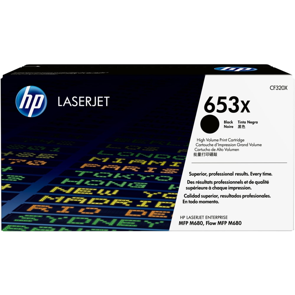 HP 653X лазерный черный увеличенной емкости (21000 стр.) для CLJ MFP M680z/M680f/M680dn
