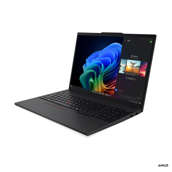 Ноутбук ThinkPad T16 AMD G4 16" WUXGA (1920x1200)IPS 400nits, Ryzen AI 7 PRO 350, 16GB DDR5 -5600, 512GB SSD M2, Radeon 860M, WiFi7,BT, TPM2.0,  86Wh , Win 11 Pro ENG, 1,9 kg, 1y,