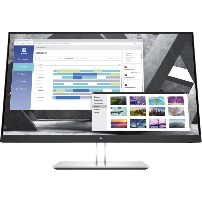 Монитор HP 27" E27q G4 черный IPS 5ms 16:9 HDMI HAS Piv 250cd 178гр/178гр 2560x1440 VGA DP Quad 2K (1440p) USB 7кг