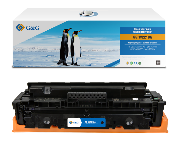 лазерный G&G GG-W2210A (есть ограничения по прошивке) черный (1350стр.) для HP M255/MFP M282/M283 лазерный G&G GG-W2210A (есть ограничения по прошивке) черный (1350стр.) для HP M255/MFP M282/M283