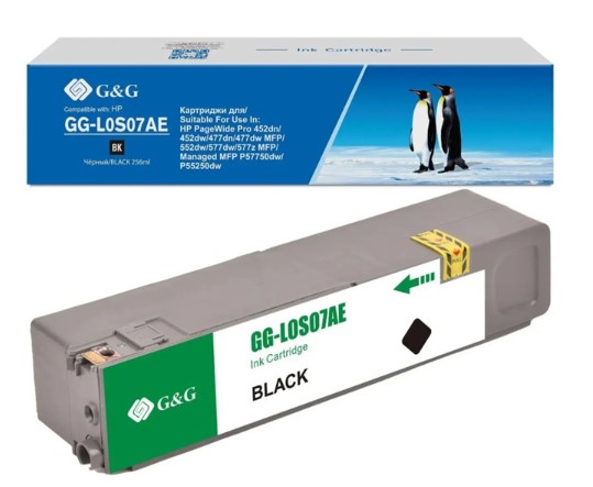 Картридж Cartridge G&G для HP 973X PageWide увеличенной емкости, для PW Pro 477/452, черный (10000 стр.) Картридж Cartridge G&G для HP 973X PageWide увеличенной емкости, для PW Pro 477/452, черный (10000 стр.)