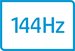 Экран Full HD с антибликовым покрытием и частотой 144 ГГц Экран Full HD с антибликовым покрытием и частотой 144 ГГц