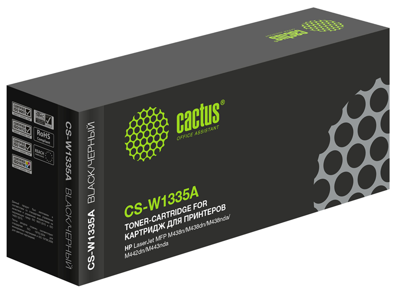 лазерный Cactus 335A черный (7400стр.) для HP LJ MFP M438n/M438dn/M438nda/M442dn/M443nda лазерный Cactus 335A черный (7400стр.) для HP LJ MFP M438n/M438dn/M438nda/M442dn/M443nda