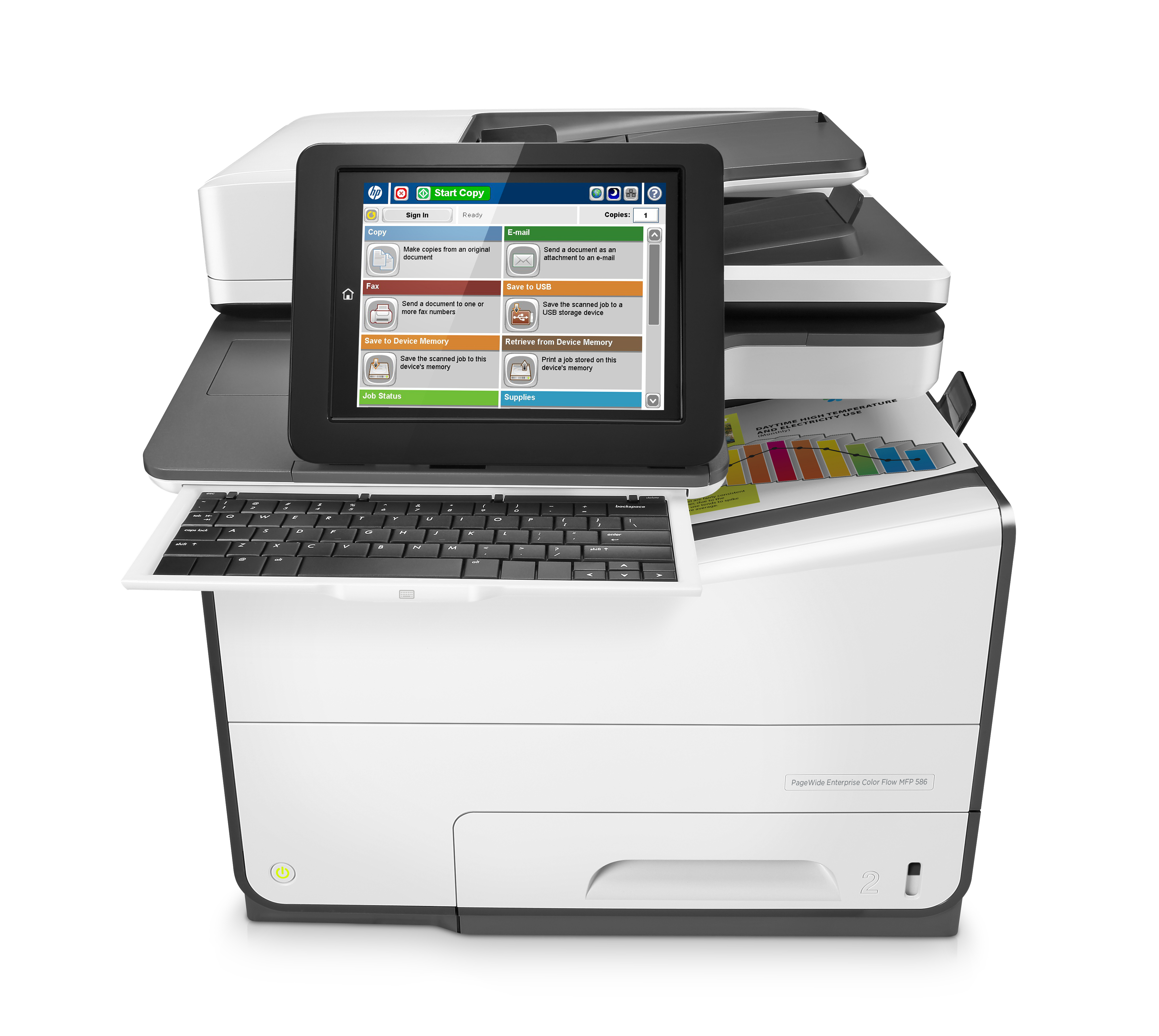 HP PageWide Enterprise 586z