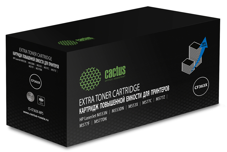 лазерный Cactus CF363XX пурпурный (18000стр.) для HP CLJ M552dn/M553dn/M553N/M553x лазерный Cactus CF363XX пурпурный (18000стр.) для HP CLJ M552dn/M553dn/M553N/M553x