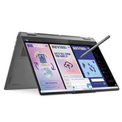 Ноутбук Lenovo Yoga 7 16ILL10 Core Ultra 7 256V 16Gb SSD1Tb Intel Arc 140V 16" OLED Touch 2.8K (2880x1800) без ОС grey WiFi BT Cam (83JT0028RK)