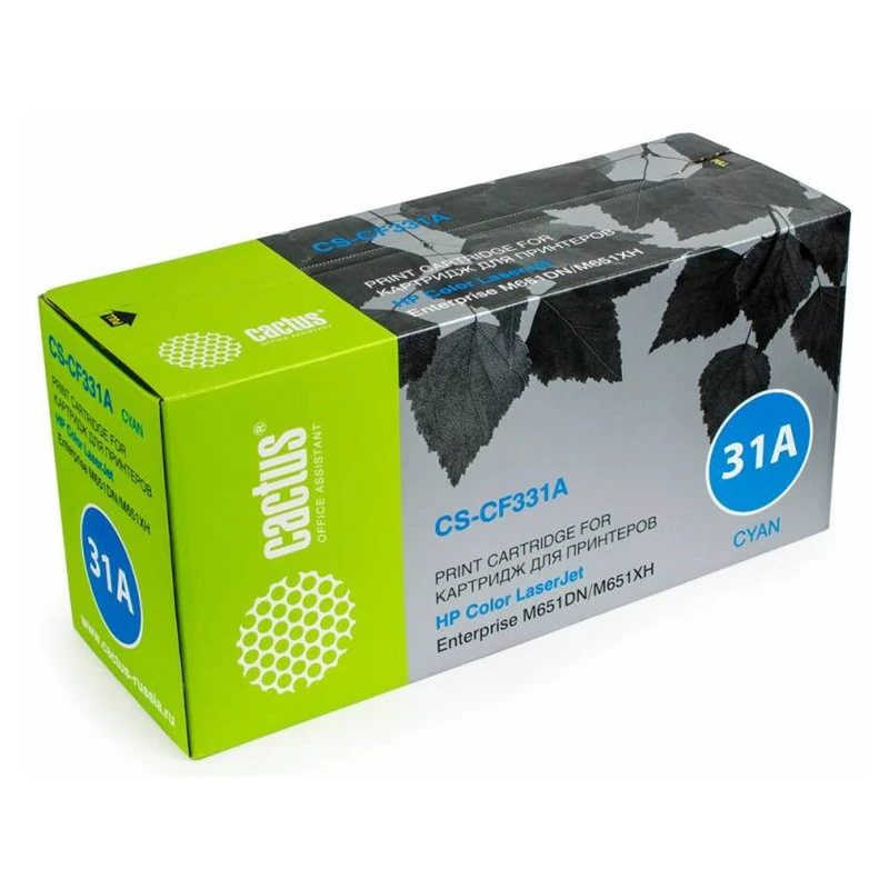 лазерный Cactus 331A голубой (15000 стр.) для HP CLJ M651dn/M651n/M651xh лазерный Cactus 331A голубой (15000 стр.) для HP CLJ M651dn/M651n/M651xh