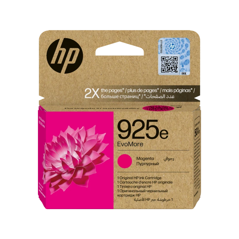 HP 925e EvoMore Magenta Original Ink Cartridge HP 925e EvoMore Magenta Original Ink Cartridge