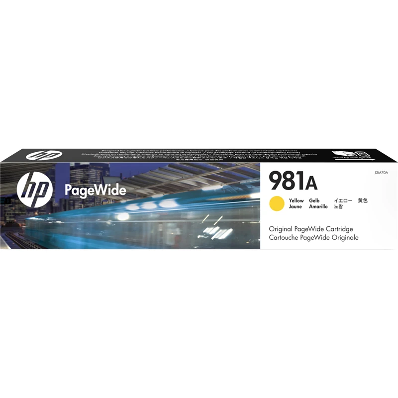 HP 981A Yellow Original PageWide Crtg HP 981A Yellow Original PageWide Crtg