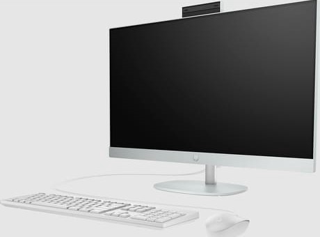 Моноблок HP 27-cr0154nh Touch 27" FHD(1920x1080) Core i7-1355U, 8GB DDR4 3200 (1x8GB), SSD 512Gb,  Intel Iris XE Graphics, noDVD, kbd&mouse wired, HD Webcam,  Shell White, DOS, 1Y Wty
