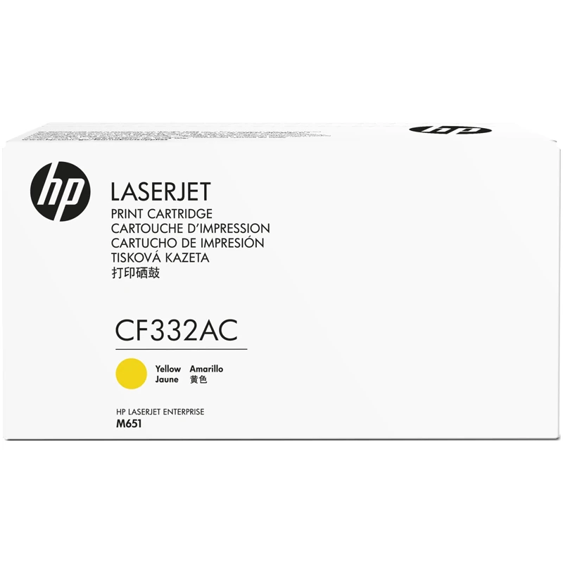 HP 654A Yellow Contract LaserJet Toner Cartridge HP 654A Yellow Contract LaserJet Toner Cartridge