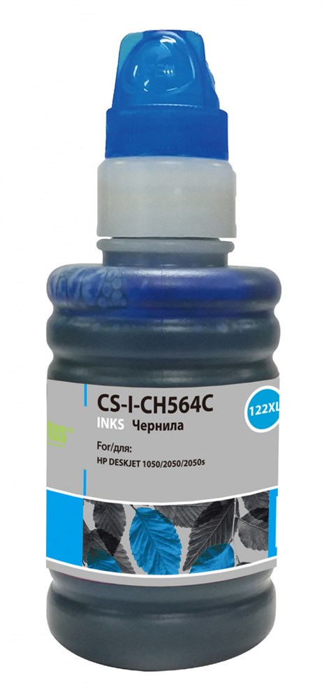 чернила Cactus CH564C голубой (100мл) для HP DJ 1050/2050/2050s чернила Cactus CH564C голубой (100мл) для HP DJ 1050/2050/2050s