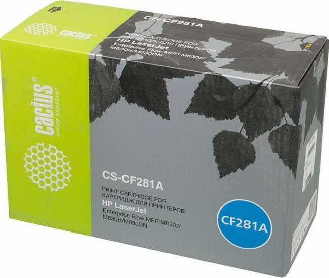 лазерный Cactus 281A черный (10500стр.) для HP LJ Enterprise M630/M604n/M605n/M606dn