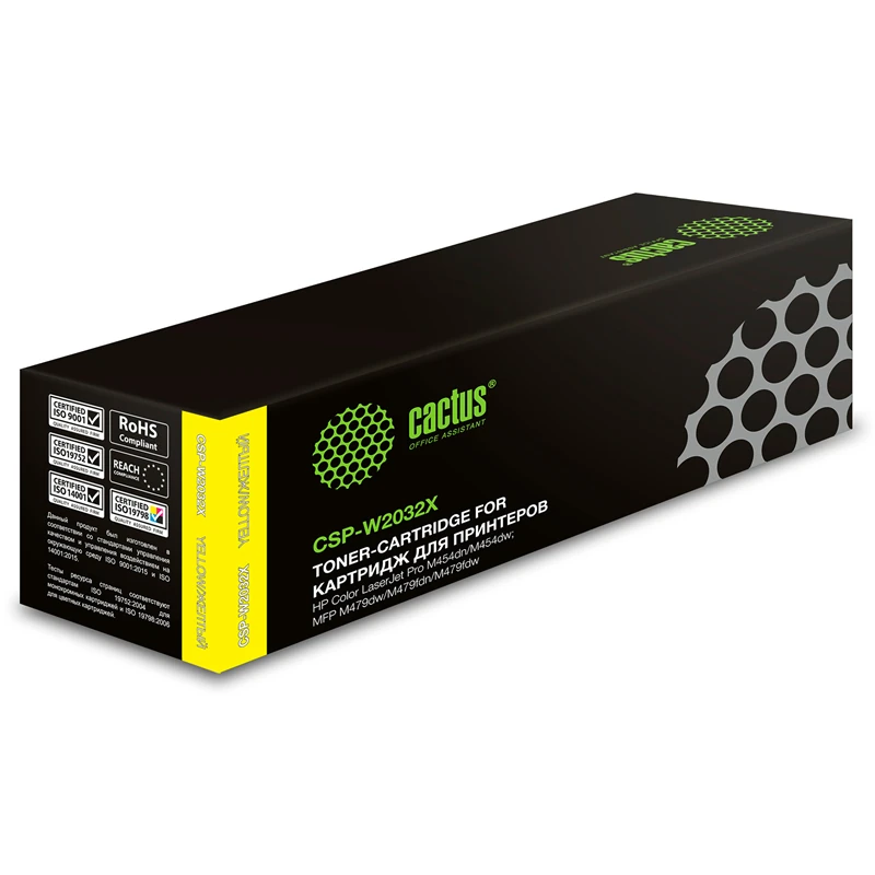 лазерный Cactus 415X желтый (6000 стр.) для HP LJ M454/MFP M479 