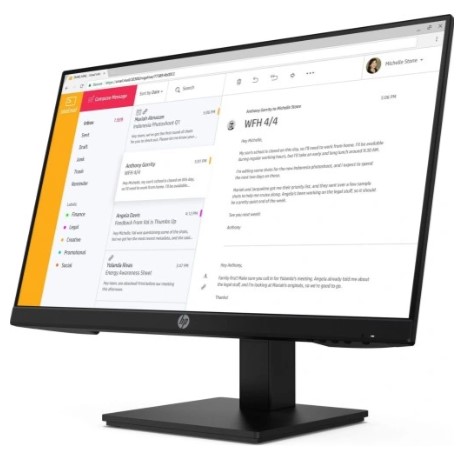 HP EliteDisplay P24h G4 23,8 FHD Monitor IPS, 250 cd/m2, 1000:1, 5ms, VGA, HDMI, DisplayPort, speakers, height, anti-glare, Plug and Play, Black HP EliteDisplay P24h G4 23,8 FHD Monitor IPS, 250 cd/m2, 1000:1, 5ms, VGA, HDMI, DisplayPort, speakers, height, anti-glare, Plug and Play, Black